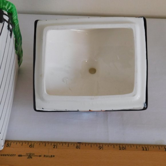 Vintage 1950s 1960s Ceramic Yona Originals Sugar Canister Barnyard Rooster MIJ - Picture 5 of 6